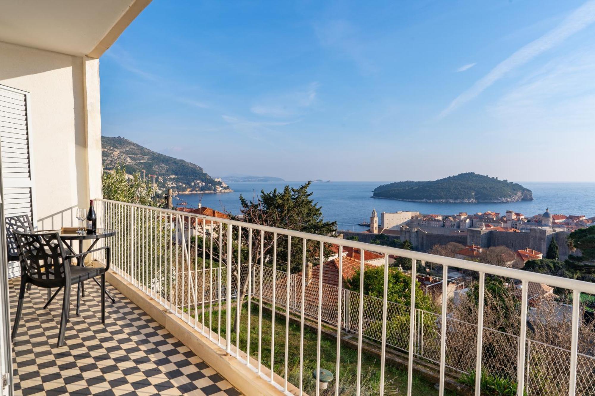 Sea And Old City View Apartment Dubrovnik Exterior foto